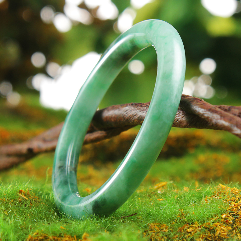 奢华传说珠宝齐天乐缘镯翡翠玉手镯 luxurylegend手饰