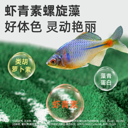 鳑鲏鱼饲料原生鱼鱼食小颗粒麦穗鱼专用通用小鱼鱼粮旁皮鱼下沉型 - 图1
