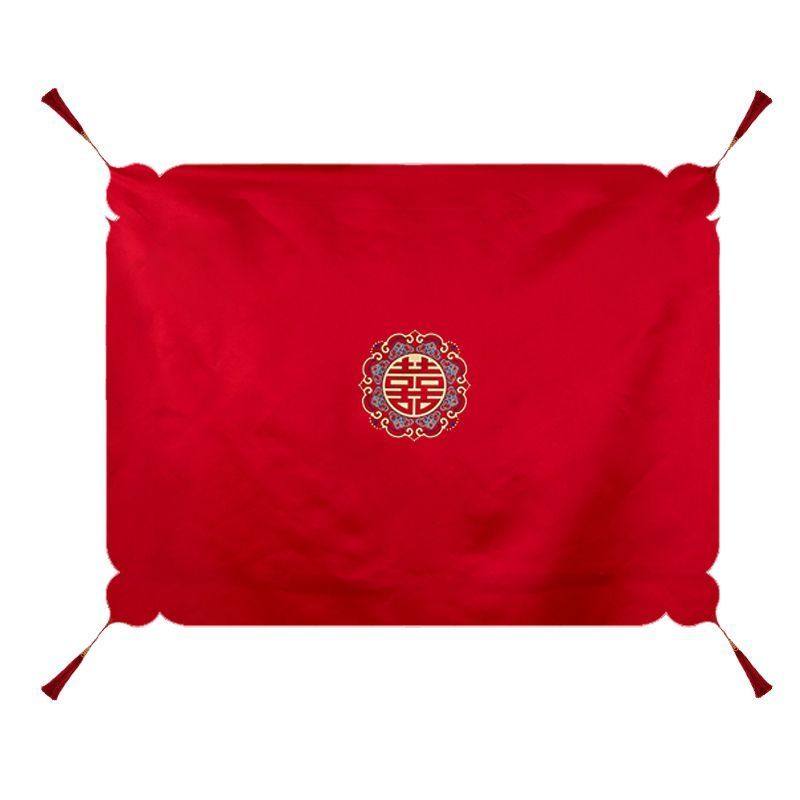 高档结婚茶几桌布订婚客厅红色喜字餐桌台布婚房装饰布置婚庆,淘宝优惠券,粉丝福利购,淘宝优惠卷