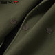BXV temperament medium-length lace-up double-sided wool coat