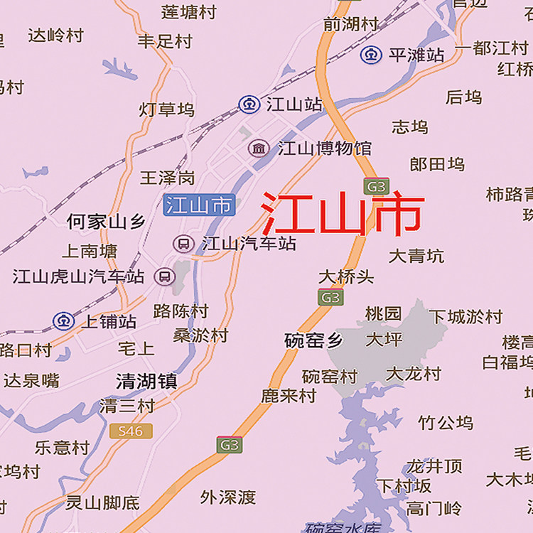 2024新款衢州市地图贴图办公室挂图高清防水墙壁贴超大装饰画定制_虎窝淘