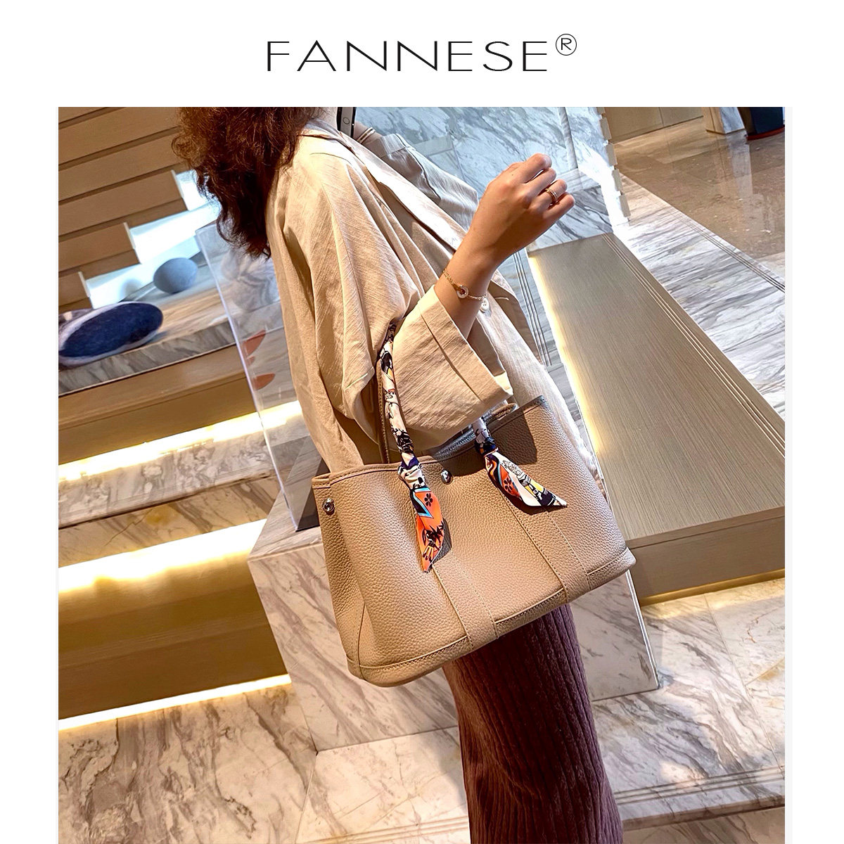 高品质花园真皮2020秋冬新款手提包 梵妮诗女士包袋