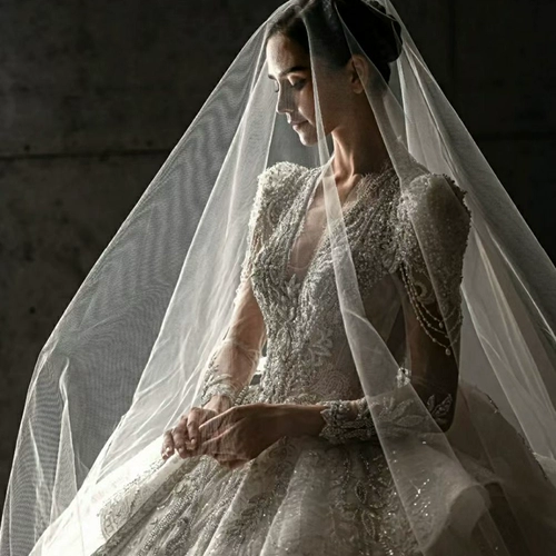 [Богиня Аглаа] 2023 Новый двор тяжелый главный рукав невеста женат свадебное платье Big Drag