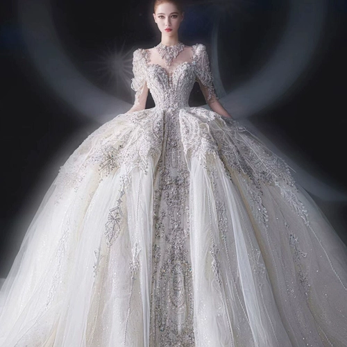 Ретро свадебное платье, наряд маленькой принцессы