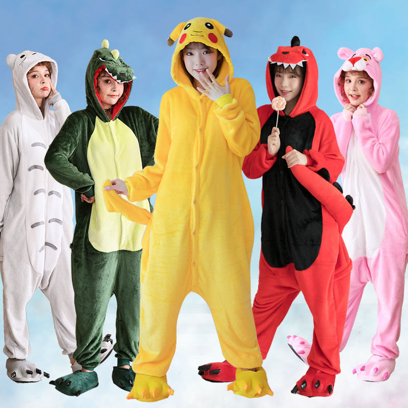 男个性潮搞怪卡通青少年连体睡衣 樱尚雅睡衣/家居服套装