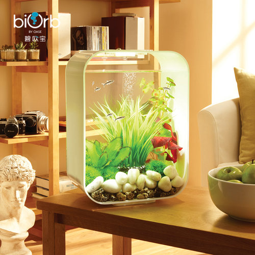 biorb亚克力小鱼缸客厅家用桌面轻奢水族箱小型免换水生态造景 - 图1