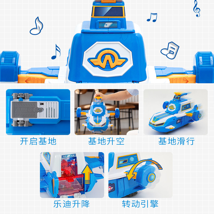 奥迪双钻超级飞侠声光超级基地总部变形机器人套装儿童男孩玩具,淘宝优惠券,粉丝福利购,淘宝优惠卷