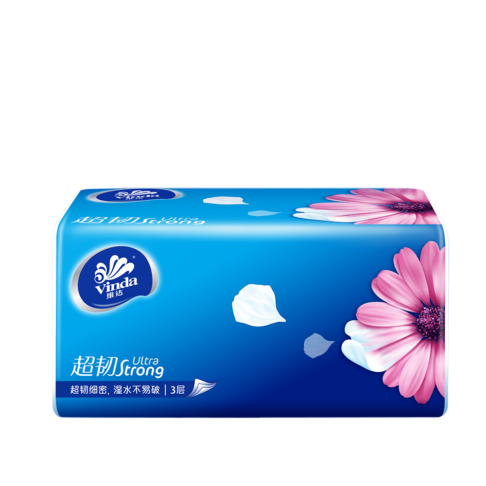 维达整箱24包家用餐巾纸原木卫生纸 启明家居抽纸