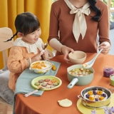 Медведь доступна в пищевой горшок палестинская детская детская плита. Нежигая горшанка Маше Фанбауби Суп горшок с электромагнитной плитой газовой плита применима