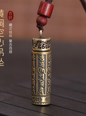 简约民族风情侣复古毛衣链黄铜