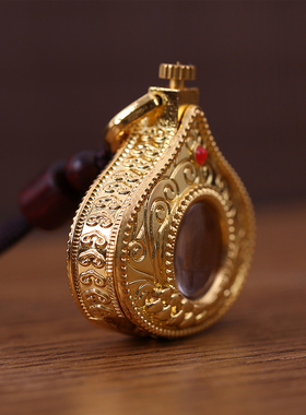 可打开吊坠乌盒护身符项链金属女