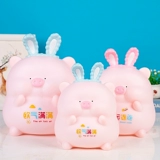 Розовая детская копилка, милый контейнер для хранения для мальчиков и девочек, копилка для денег, коллекция 2022, свинья, защита при падении