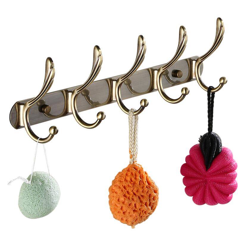 挂衣架壁挂墙壁上欧式衣柜衣服挂钩不锈钢排钩卫生间免打孔挂衣钩,淘宝优惠券,粉丝福利购,淘宝优惠卷
