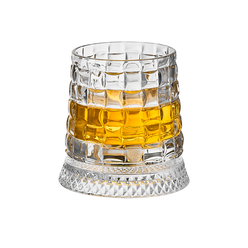 网红麦卡伦同款可旋转威士忌酒杯创意水晶洋酒杯啤酒杯解压神器 - 图3