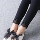 Quần legging xuân hè trẻ em lớn mới màu đen bé cao bồi bút chì quần dài chân mặc khí ngoại - Quần quần lót bé trai Quần