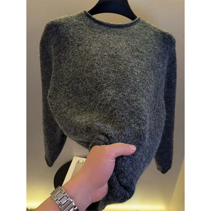 高档秋冬圆领针织衫毛衣男士简约时尚保暖打底衫百搭男装LO2501,淘宝优惠券,粉丝福利购,淘宝优惠卷