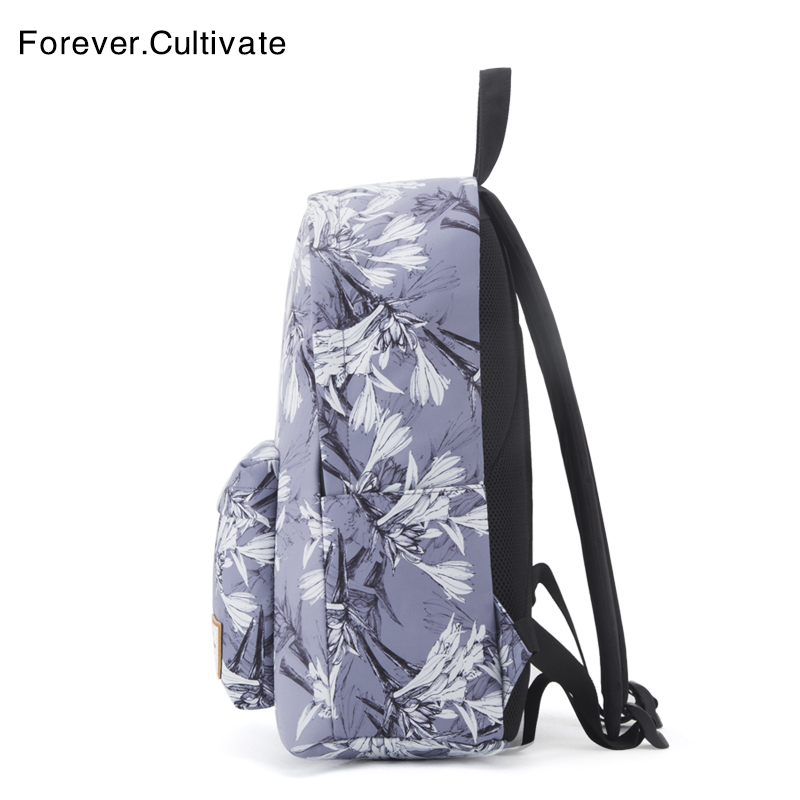 Forever cultivate书包女学生韩版学院风校园 高中生双肩包大容量