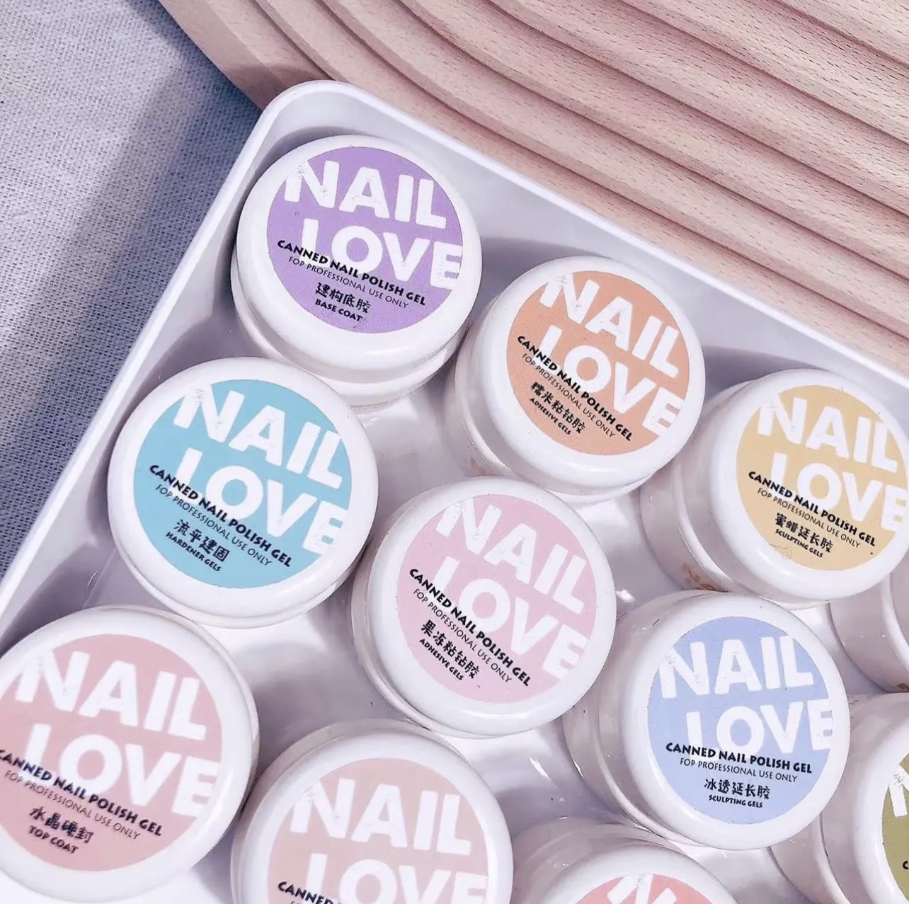 NAILLOVE罐装建构底胶硬式封层塑型流平底胶高粘甲片胶美甲店专用-图0