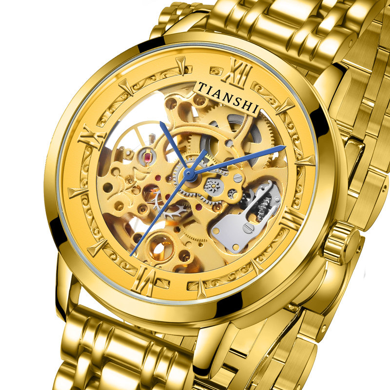 天诗星空潮虫洞概念全自动机械表 天诗国产腕表