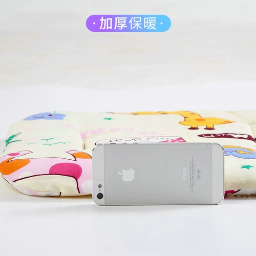 Детская коляска, универсальное зимнее сиденье на четыре сезона, хлопковый дышащий корректор осанки, стульчик для кормления, увеличенная толщина