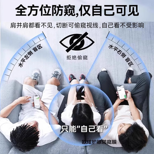 【护眼防窥】适用三星s25ultra防偷窥s25+手机膜Galaxys24+钢化膜s23fe全屏新款s23ultra保护Edge贴膜护眼 - 图0