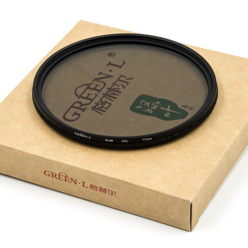 GreenL格林尔 高清超薄镀膜偏振滤镜 HD MRC CPL 40.5 49 52 58 67 72 77 82mm 减少反光 增加对比 - 图0