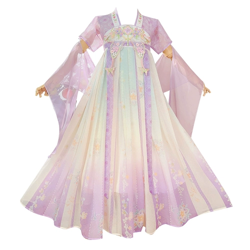 Ханьфу, детское платье, летняя юбка, детская одежда