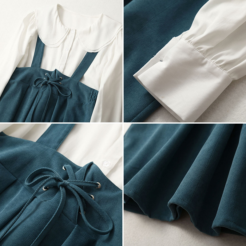 孕妇装秋冬新品时尚款两件套裙子 孕雅姿连衣裙