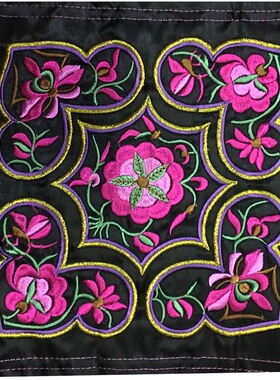 DIY机绣民族仿手工包包服装辅料