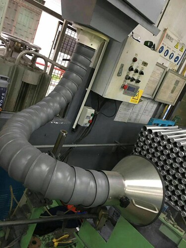 万向吸烟管车间除尘吸气臂工业150/160MM大口径定位耐高温竹节管 - 图2
