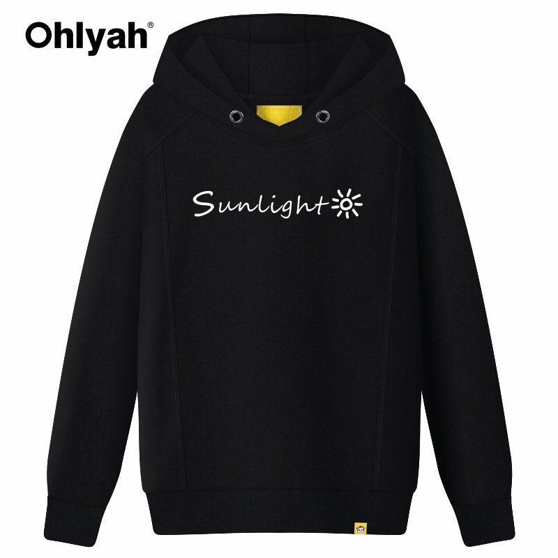 ohlyah连帽衫女装字母英文sun卫衣 ohlyah卫衣/绒衫