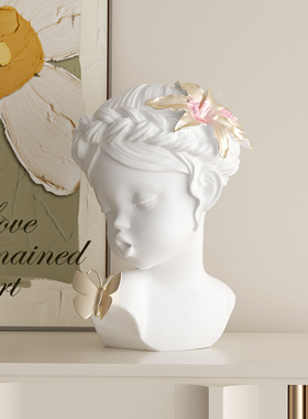 艺术人物雕塑办公室书房装饰摆件