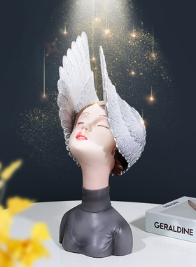 现代电视柜可爱风人物软装摆件