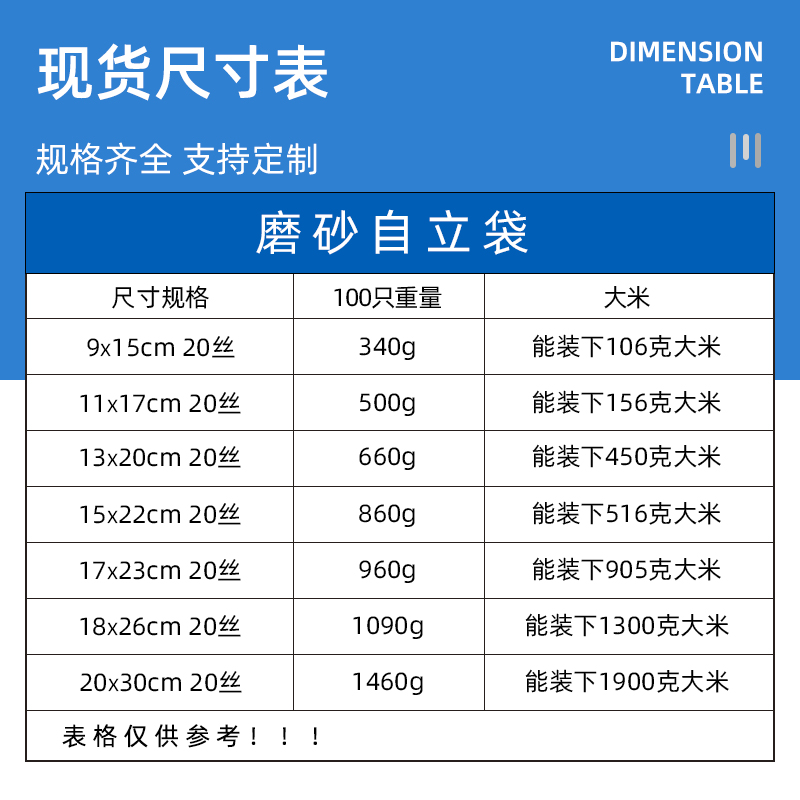 磨砂自立自封袋每日坚果食品零食塑料包装袋绿豆密封袋自封袋50只 - 图2