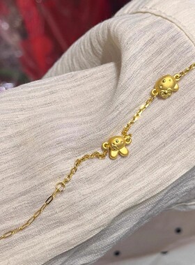 元气少女风蝴蝶结可爱猫猫手链