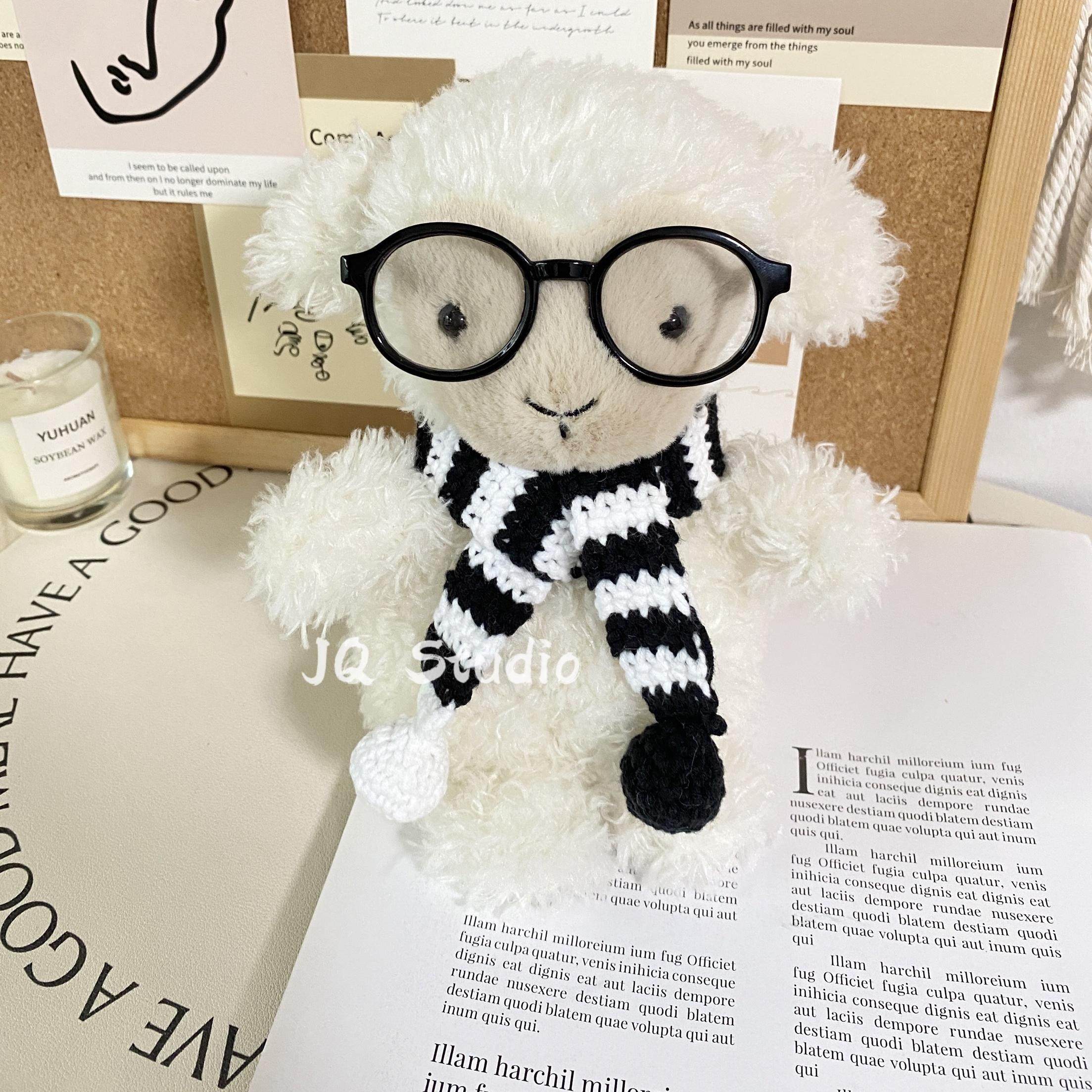 18cm小羊毛绒公仔玩偶娃娃围巾披肩长毛斗篷秋冬甜美衣服毛衣男宝,淘宝优惠券,粉丝福利购,淘宝优惠卷