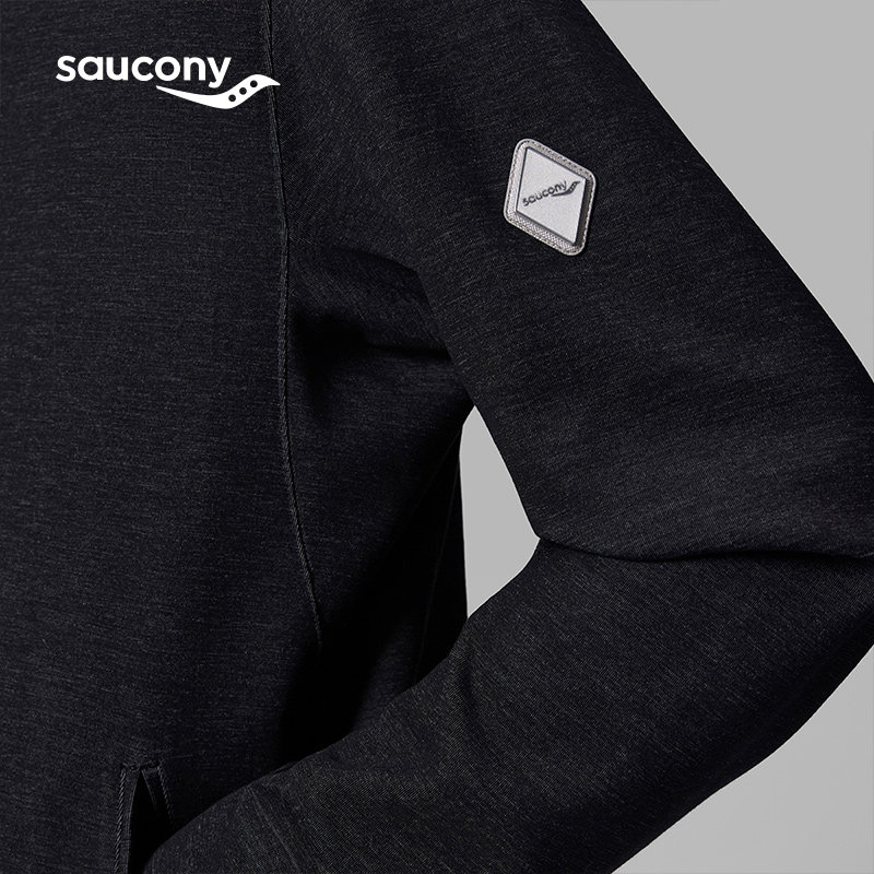 Saucony索康尼官方美丽奴羊毛针织外套男抗菌柔软修身防晒夹克,淘宝优惠券,粉丝福利购,淘宝优惠卷
