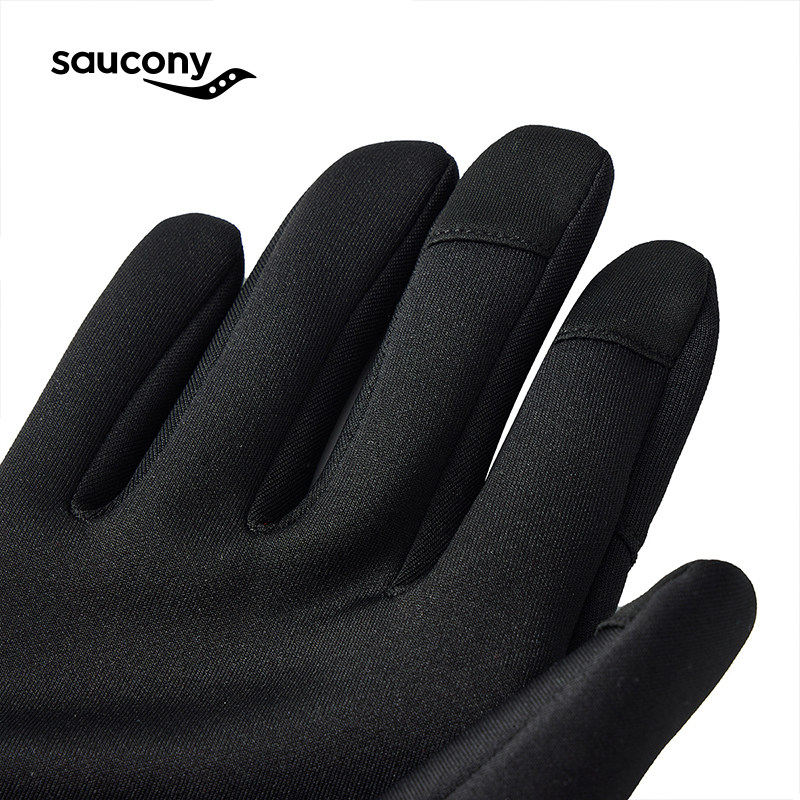 Saucony索康尼时尚户外可触屏全包连指手套男士女电动车骑行,淘宝优惠券,粉丝福利购,淘宝优惠卷