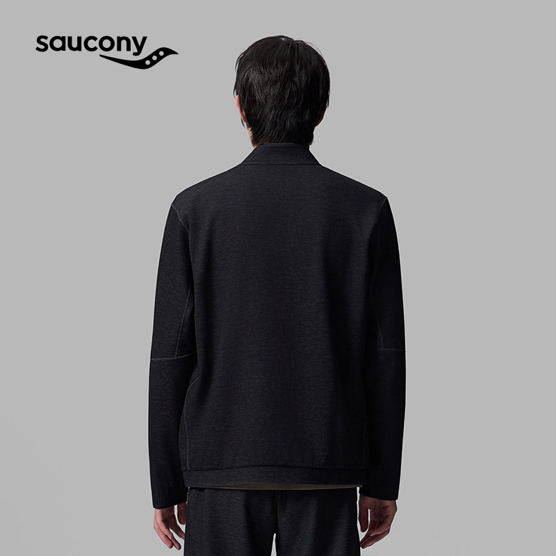 Saucony索康尼官方美丽奴羊毛针织外套男抗菌柔软修身防晒夹克,淘宝优惠券,粉丝福利购,淘宝优惠卷