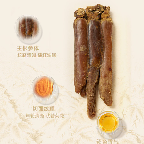 【送礼推荐】正官庄原支参模压红参50g人参泡酒茶健康滋补中药材 - 图3