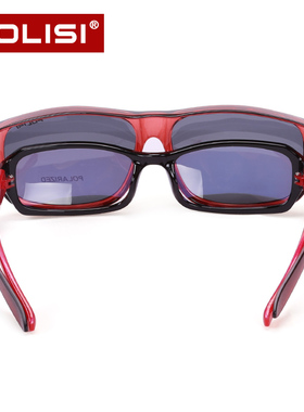 POLISI偏光近视太阳镜套镜墨镜