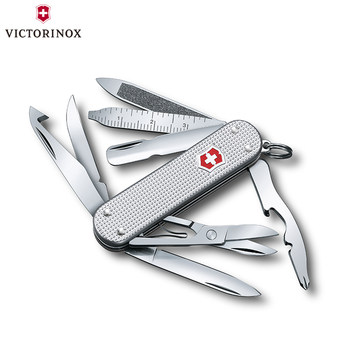 ຕົ້ນສະບັບຂອງແທ້ຈິງ Victorinox Swiss Army ມີດ 58mm ອາລູມິນຽມ handle hero ມີດ 0.6381.26 multi-function folding Swiss ມີດ