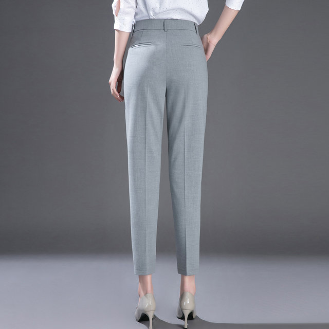 High-waisted Orson Longway trousers without ironing casual pants