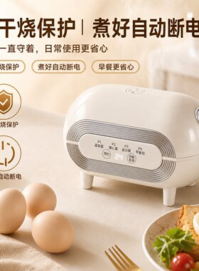 预约智能迷你小型煮蛋器学生家用办公蒸蛋早餐神器鸡蛋金沙蛋