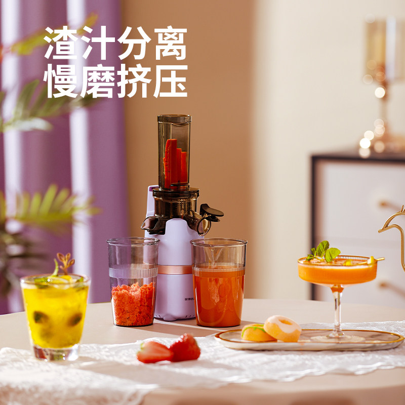荣事达迷你渣汁分离家用小型原汁机 荣事达荣兴铭泽榨汁机