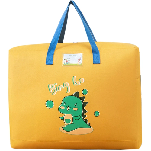 Детское мультяшное одеяло, вместительная и большая сумка для хранения, льняная сумка для детского сада, сумка для путешествий, постельные принадлежности