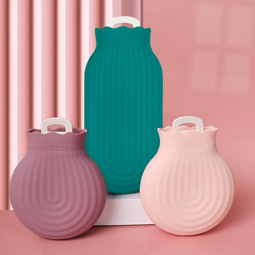 Милая емкость для воды для школьников, силиконовая портативная взрывобезопасная грелка для рук