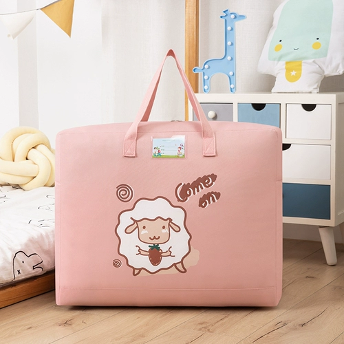 Детское мультяшное одеяло, вместительная и большая сумка для хранения, льняная сумка для детского сада, сумка для путешествий, постельные принадлежности