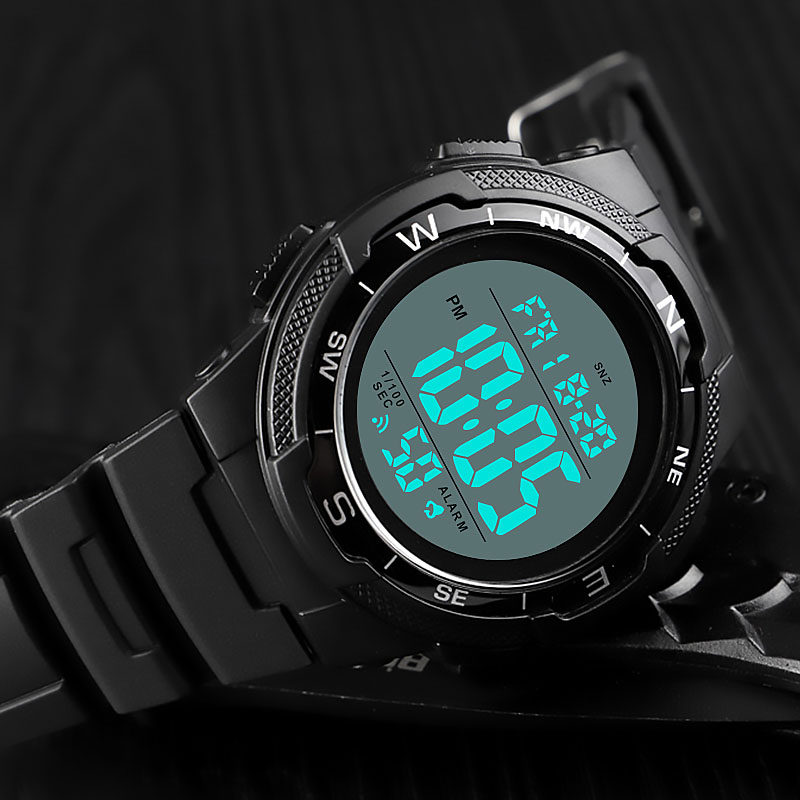 时刻美男电子表成人中学生运动男表 skmei梦捷国产腕表