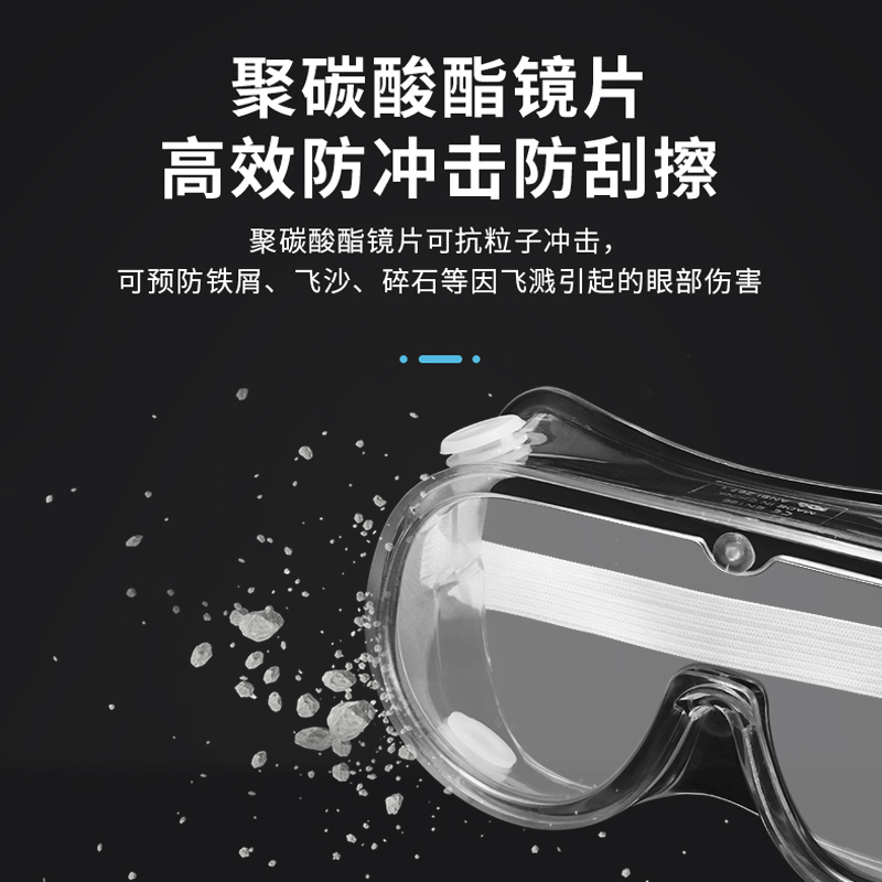 Goggles, labor protection, anti splash, dustproof, anti fog, breathable, closed, windproof, sand proof, riding protective glasses for men and women